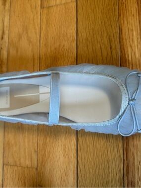 Dolce Vita Raeven Powder Blue Ballet Flat with Bow and Strap